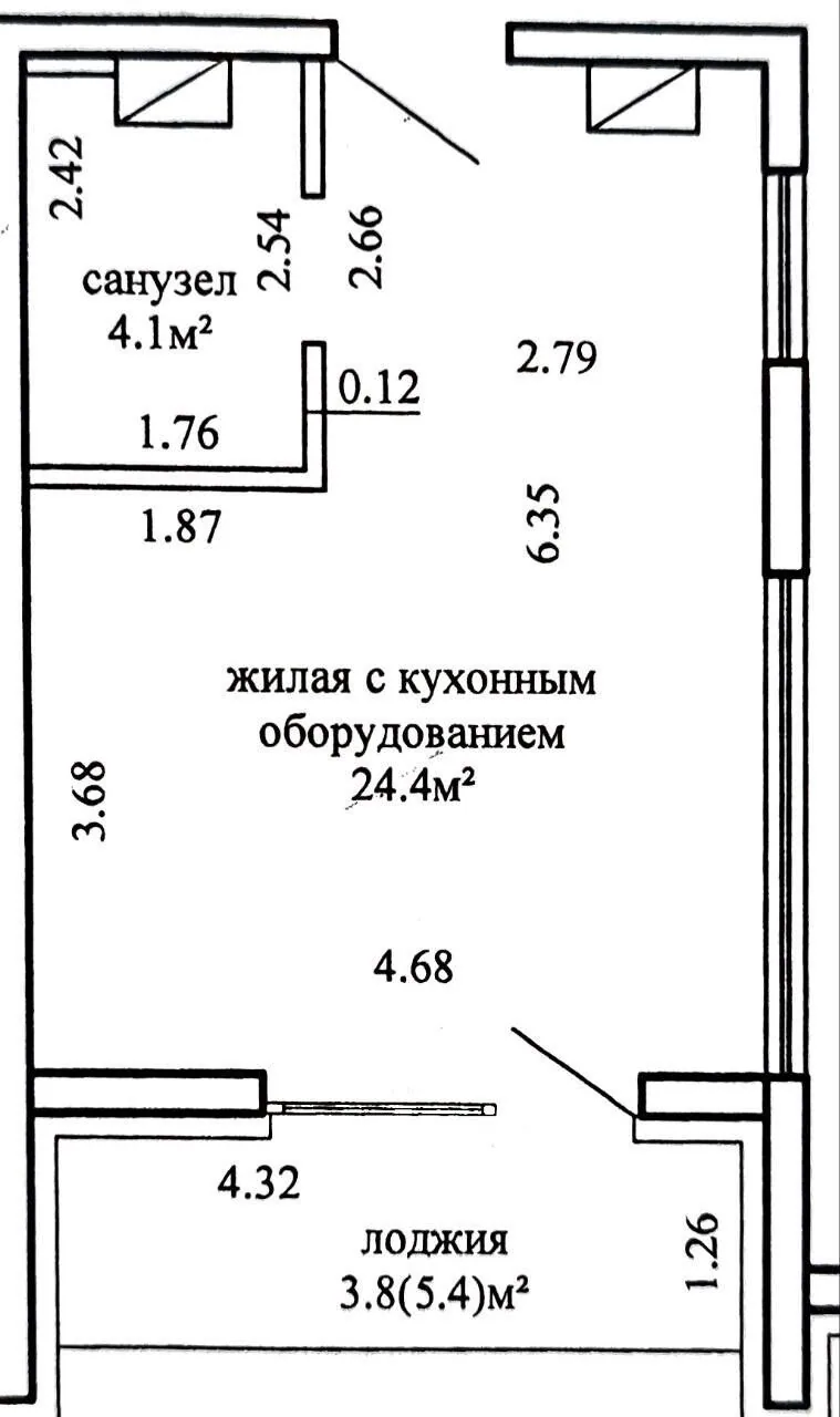 Минск, Игоря Лученка ул., д. 32, 1-комн. — фото 2