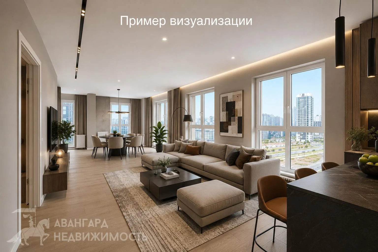 комнат 3 комнат. 13 этаж (2025)